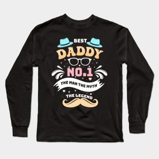 Dad best No.1 the man the myth the legend Long Sleeve T-Shirt